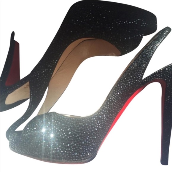 Christian Louboutin Very Riche Sling Backs Sz 41 - Picture 2 of 7
